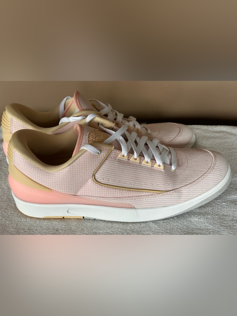 🔥 Air Jordan 2 Retro Low Atmosphere Pink Sail Sneakers Men’s Size 14 DX6930